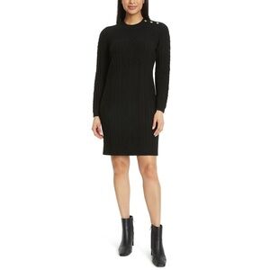 🐞Nine West Women’s Black Mini Sweater Dress - Size XS